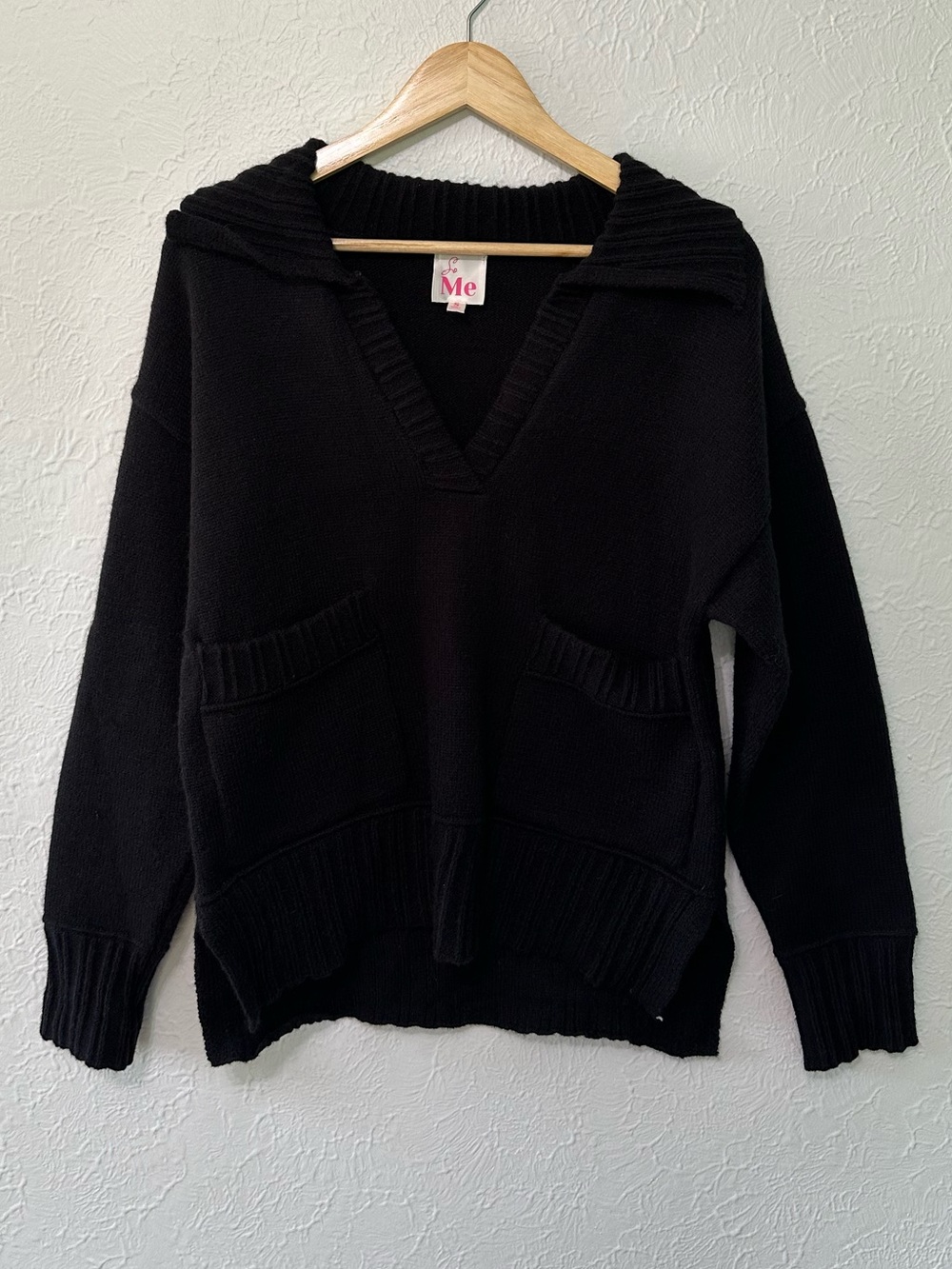 so me | collared sweater